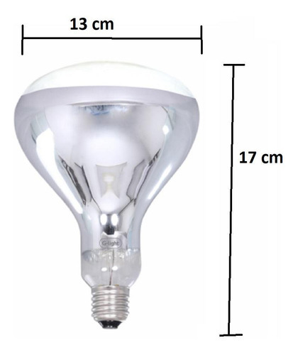 Lâmpada R125 E27 250w 2350k 127v