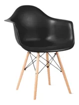 Comprar Sillón De Comedor Diseño Plástico Base Madera - Eames