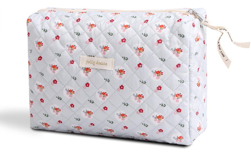 Bolsa De Maquillaje Floral Kawaii Coquette Bolsa De Cosmétic