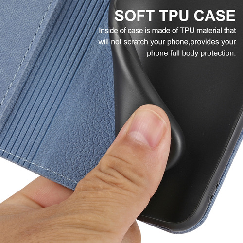 Funda De Fuerte Magnetismo Para Redmi Note 11 Pro 4g/11 Pro 5g/11 Se India Con Ranura Para Tarjetas, Soporte Y Correa De Muñeca