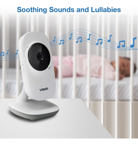 Vtech Monitor Video Bebé Visión Nocturna Audio 2 Vías, Vm819