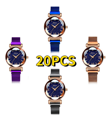 20pzs Reloj De Cuarzo Magnético Mujer Venta Caliente Mayoreo