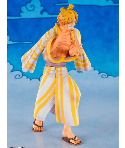 Estátua Sanji One Piece Wano Versão Bandai Original