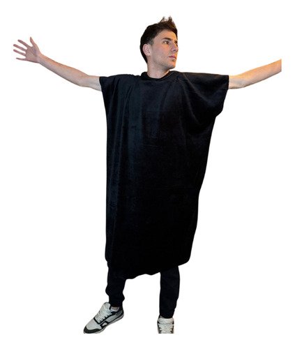 Poncho De Polar Soft Maxi Vestido Unisex - Estilo Y Confort