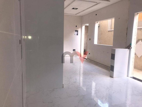 Imagem 6 de 16 de Casa Sobreposta Com Sacada Gourmet E 2 Dormitórios À Venda, 77 M² Por R$ 298.000 - Caiçara - Praia Grande/sp - Ca0813