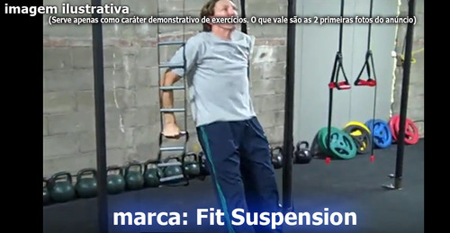 Escada Suspensa Tipo Fit Suspension Treino De Força Ótima
