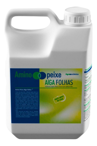 Fertilizante Amino Algas Folhas 5 Litros Ascophyllum Nodosum