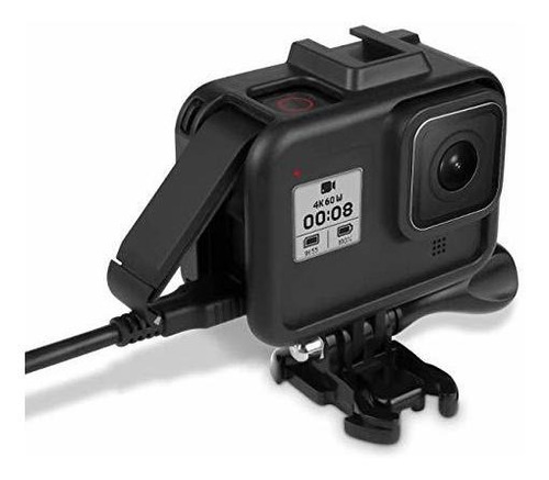 Taisioner Carcasa Protectora Para Gopro Hero 8 Color Negro