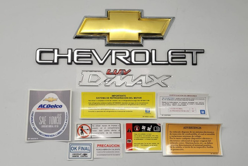 Chevrolet Luv Dmax Calcomanias Y Emblemas