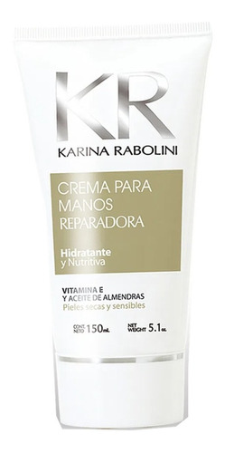 Karina Rabolini Crema Para Manos Reparadora 150 G