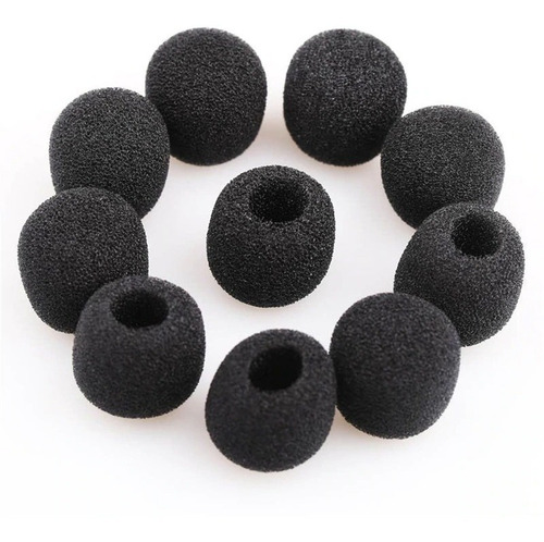 50 Espuma Para Microfone De Headset 25x20mm