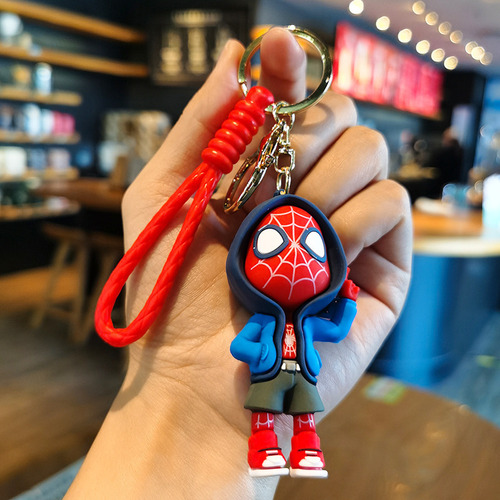 Llavero Con Bonito Colgante De Dibujos Animados De Spiderman