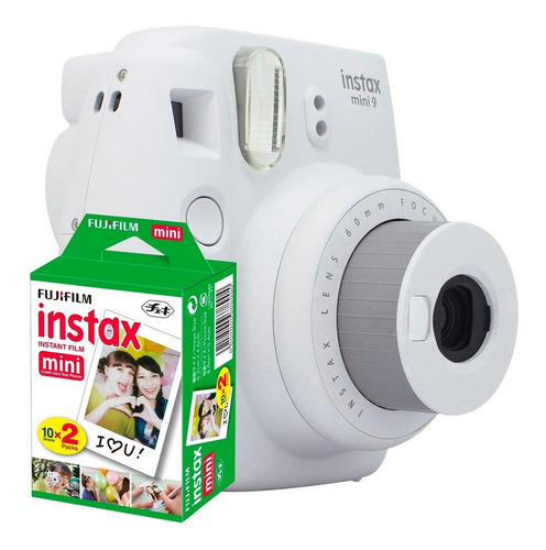 Set 20 Películas + Cámara Instantánea Fujifilm Instax Mini 9