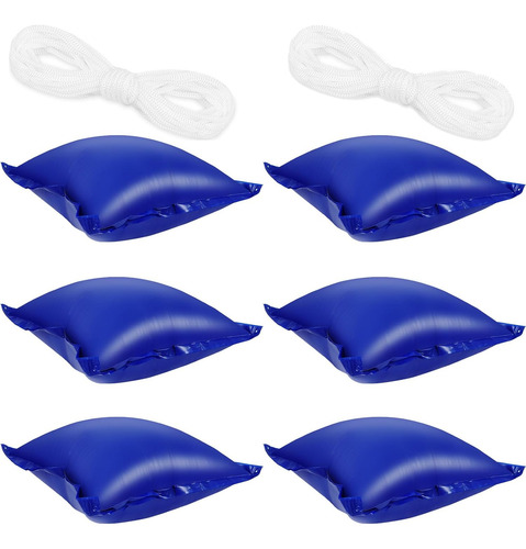 6 Almohadas De Piscina De 4 X 4 Pies Para Cubrir Piscinas So