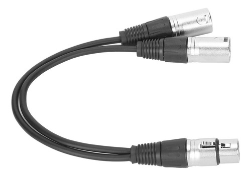 Micrófono Divisor Doble Tipo Y Jorindo Hembra A Cable Xlr