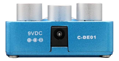 Coolmusic C-de01 Pedal De Retardo De Guitarra Con Efecto De. Color Azul
