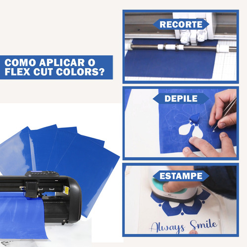 Filme De Recorte Termocolante P/ Plotter 10 Folhas A3 Preto