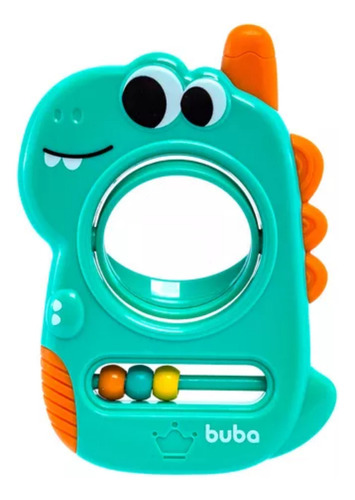 Chocalho De Silicone Infantil Com Espelho E Mordedor Buba