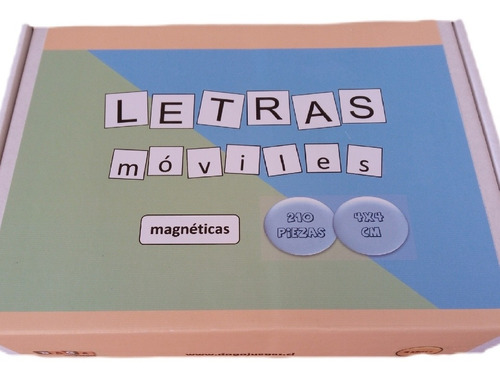 Letras Móviles Magnéticas 210 Piezas 4x4cm / Dagajuegos