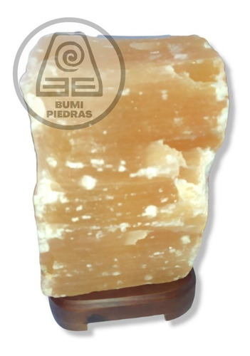 Imagen 4 de 8 de Lámpara De Calcita Naranja Bumi Piedras