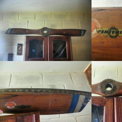 Antigua Helice De Madera  Avion 1930 / Senseich