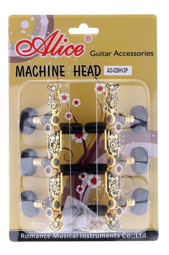 Tarracha Tarraxa Violão Clássico Nylon Pino Grosso Luxo