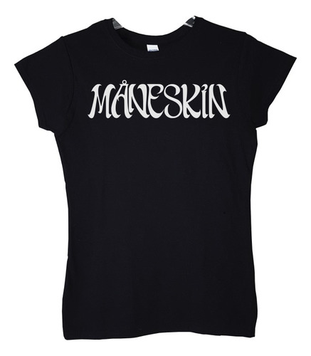 Polera Mujer Maneskin Logo Metal Abominatron