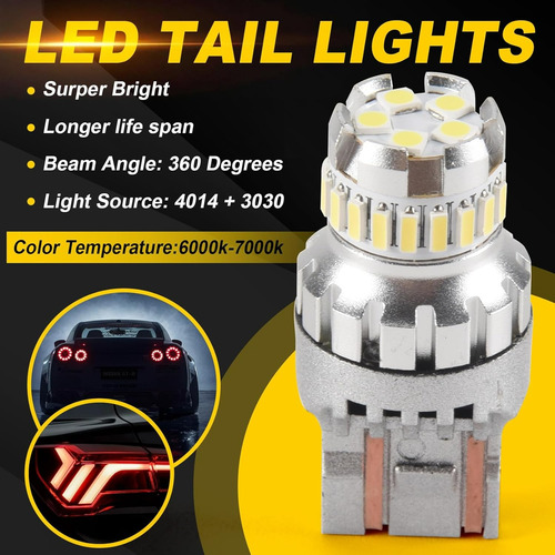 Ampolletas Led T20 7443 W21/5w Canbus Luces De Marcha Atrás