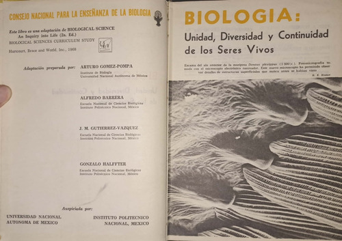 Biología Unidad Diversidad Y Continuidad De Los Seres Vivos (Usado)