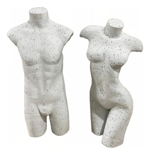 Maniquies Torso 3/4 De Carton De Alto Impacto Dama Hombre