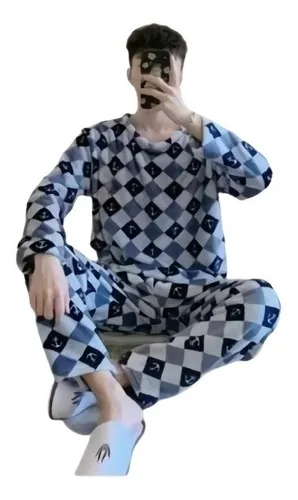 Pijama plush online hombre
