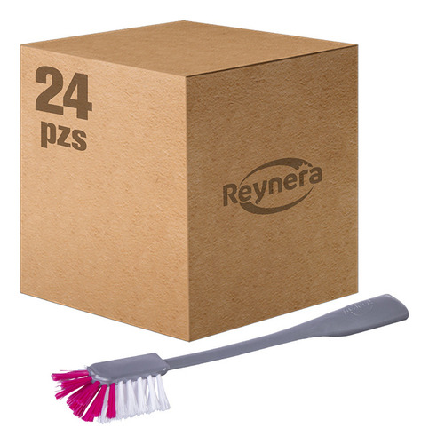 Kit Cepillos Para La Limpieza De Recipientes 24 Pzas Reynera Color Gris