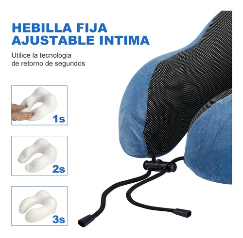 Almohada De Viaje, Almohada De Cuello Viscoelástica De