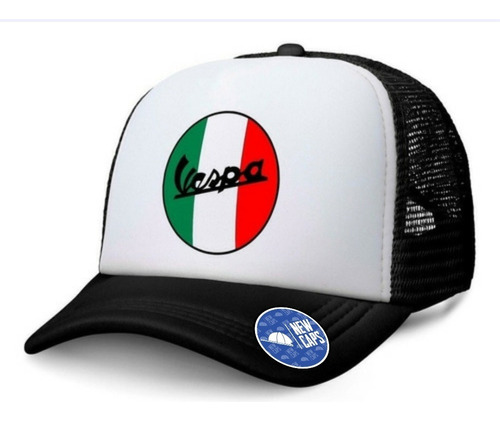 Gorra Trucker Vespa Moto Retro Scooter Vespa Motos New Caps