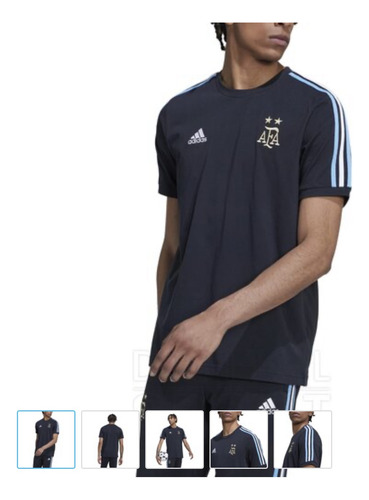 Adidas Conjunto Afa Dna 2022campera, Pantalón Y Remera M (Usado)