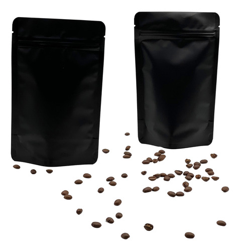 Bolsa Para Café Stand Up 500g Biodegradable 100 Piezas Color Negro Seleccion De Color