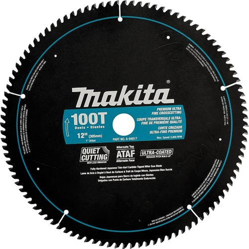 Makita A-94817 Cuchilla Mitersaw Ultra Recubierta De 12 PuLG