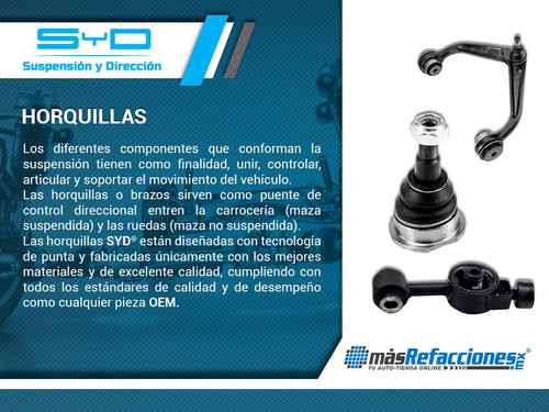 Par Horquillas Delanteras Inf Yukon Xl1500 15-20 Línea Azul