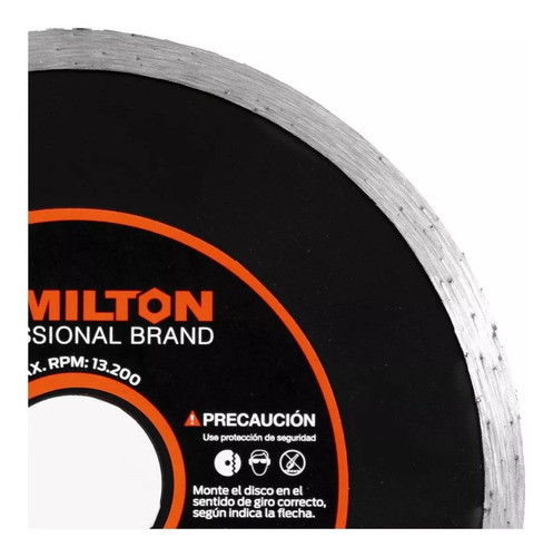 Imagen 4 de 5 de Disco Continuo Diamantado 115mm Hamilton Dc115