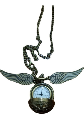 Imagen 2 de 3 de Colgante Reloj Snitch Harry Potter