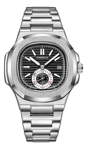 Relojes De Pulsera Masculinos De Acero Inoxidable Calendar L