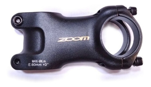 Stem Potencia Avance Zoom 60mm Aluminio 1 1/8  31,8mm +3º