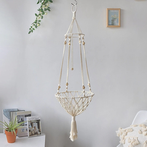 Para Hamaca Grande Macramé For Gatos, Columpio Colgante Ma
