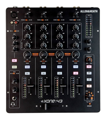 Allen And Heath Xone 43 Mixer Analógico Para Dj De 4 Canales