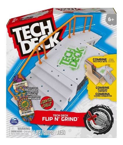 Pista Skate De Dedo Tech Deck Big Vert Wall + Skate - Sunny em