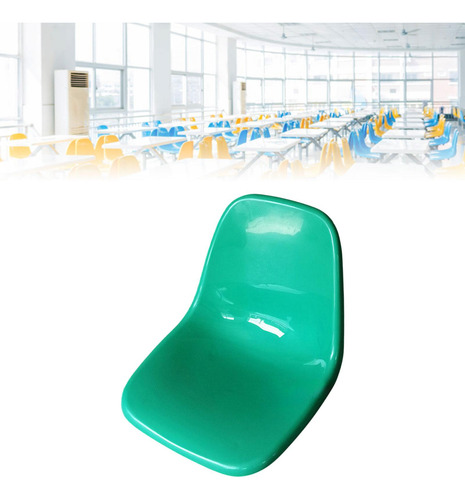Silla Con Respaldo De Plástico, Asiento De Cubo De Verde