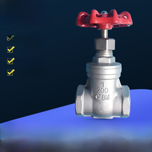 Material 304 Dn32 - Válvula De Compuerta De Acero Inoxidable