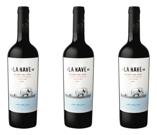 Pack X 3 Vino Canopus Y La Nave Va Malbec El Cepillo Mendoza