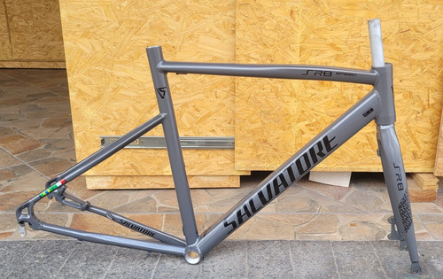 Quadro E Garfo Speed Salvatore Sr8 Freio Disco E Ferradura