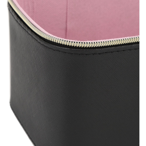 Estojo De Maquiagem Mirror Exquisite Makeup Bag De Grande Ca